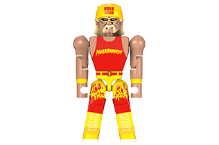 Thumbnail of WWE Hulk Hogan Minifigure for The Bridge Direct by Turlingdrome Creative Services